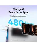 Vention Кабел USB 2.0 A Male to C Male 3A 0.25M Black - CTWBC