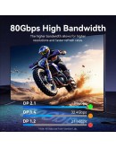 Vention Кабел Cable - Display Port v2.1 DP M / M Black 16K@60Hz, 1M - HGBHF