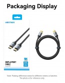 Vention Кабел Cable - Display Port v2.1 DP M / M Black 16K@60Hz, 1M - HGBHF