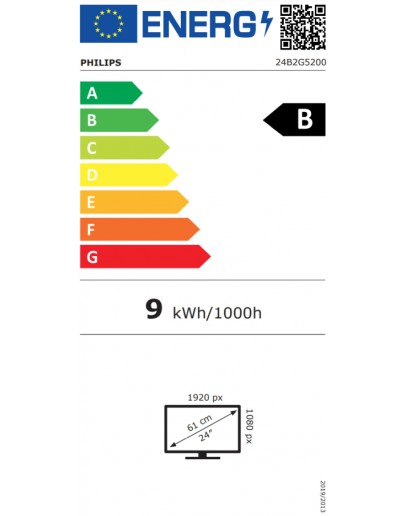 Монитор Philips 24B2G5200, 23.8 IPS WLED, 1920x1080@100Hz,