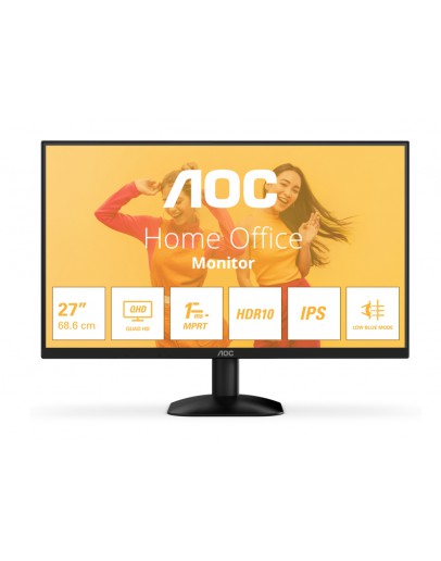 Монитор AOC Q27B35E, 27 IPS WLED, 2560x1440@75Hz, 4ms GtG,