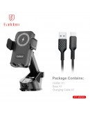 Универсална стойка за телефон, Earldom ET-WC53, Безжично зареждане, Черен - 17907