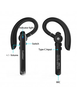 Bluetooth слушалка Earldom ET-BH65, Handsfree, Черен – 17909