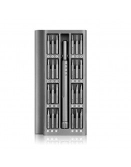 Комплект отвертка и накрайници Earldom ET-T01, 24 части, Черен - 40379