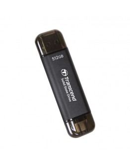 Transcend 512GB, External SSD, ESD310C, USB 10Gbps