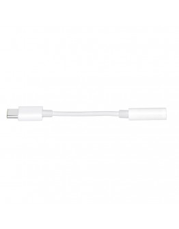 Makki преходник Adapter Type-C M to 3.5mm audio jack 4P F, White - MAKKI-CBL-C-AUDIO-WH