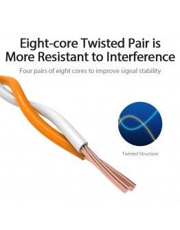 Vention Кабел LAN UTP Cat.6 Patch Cable - 3M Black - IBEBI