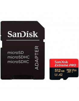 SANDISK Extreme PRO microSDXC 512GB + SD Adapter