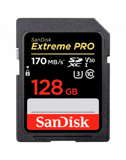 SANDISK Extreme PRO 128GB V60 UHS-II SD cards,