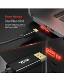 VCom кабел Cable Type-C to DisplayPort - Black - CU422C-1.8m