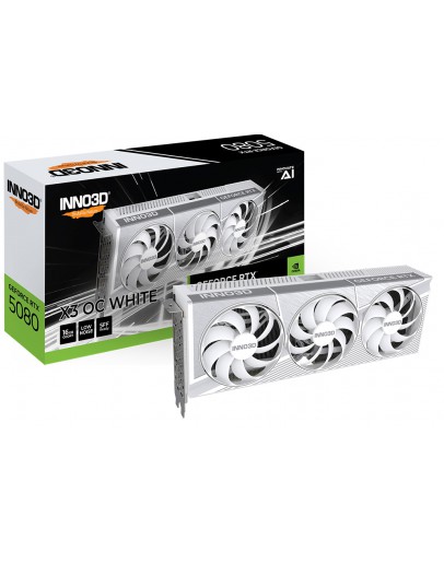 Inno3D GeForce RTX 5080 16GB GDDR7 X3 OC White