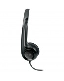 LOGITECH H390 Corded Headset - BLACK -