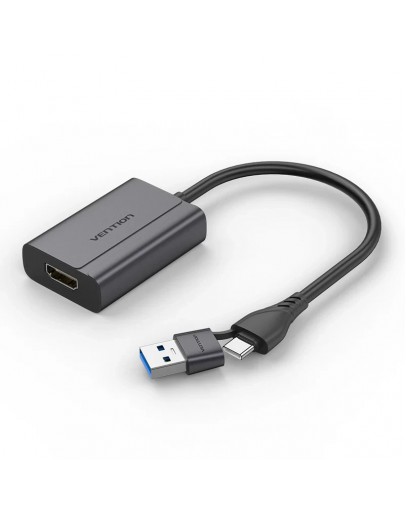 Vention адаптер Adapter USB-C/A to HDMI F - ACYHB