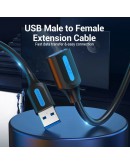 Vention Кабел USB 3.0  Extension AM / AF - 0.5M Black - CBHBD