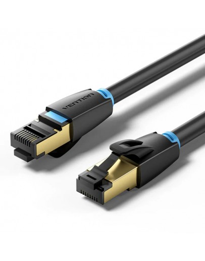 Vention Кабел LAN SFTP Cat.8 Patch Cable - 5.0M Black 40Gbps - IKABJ