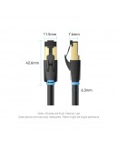 Vention Кабел LAN SFTP Cat.8 Patch Cable - 5.0M Black 40Gbps - IKABJ