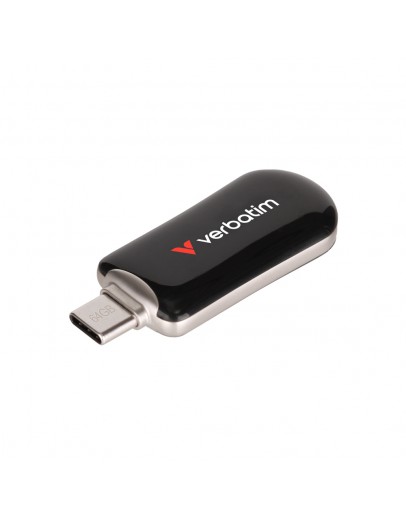 Verbatim Plectra USB-C Flash Drive Black 64GB