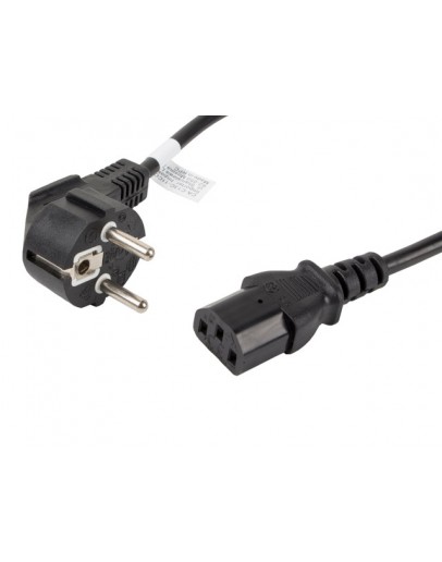 Lanberg CEE 7/7 -> IEC 320 C13 power cord 1.8m VDE