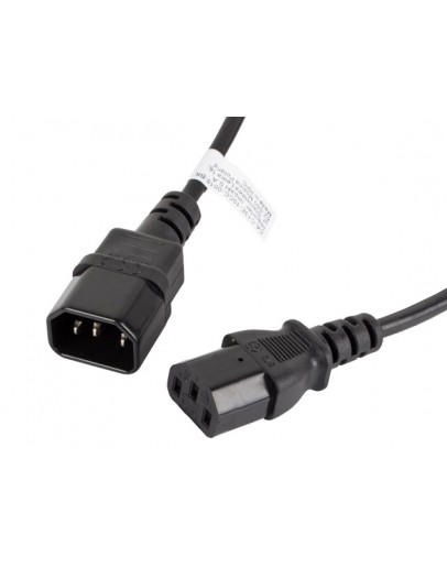 Lanberg extension power supply cable IEC 320 C13 ->  C14 1.8m