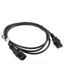 Lanberg extension power supply cable IEC 320 C13 ->  C14 1.8m