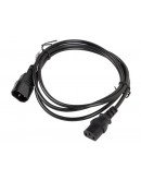 Lanberg extension power supply cable IEC 320 C13 ->  C14 1.8m