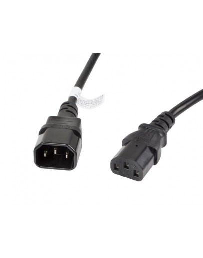 Lanberg extension power supply cable IEC 320 C13 -> C14 3m VDE