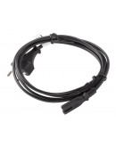 Lanberg CEE 7/16->IEC 320 C7 EURO (RADIO) Power Cord 3m VDE