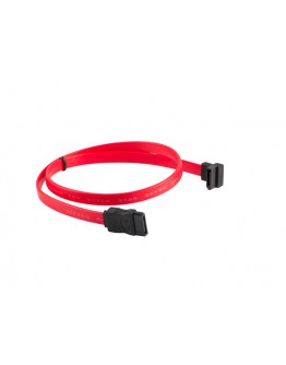 Lanberg SATA DATA III (6GB/S) F/F cable 50cm metal clips angled