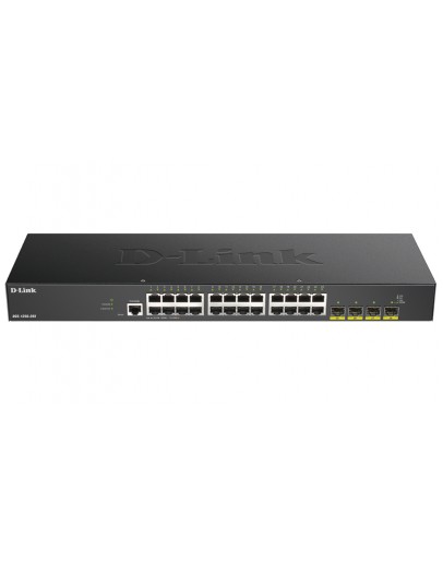 D-Link 24-port Gigabit Smart Managed Switch with 4