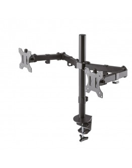Neomounts Flat Screen Desk Mount (clamp/grommet) for 2 screens