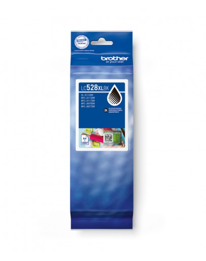 Brother LC528XLBK Black Ink Cartridge  - 12000 pag