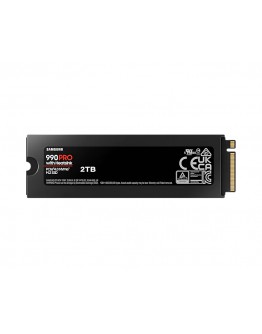 Samsung SSD 990 PRO 2TB Heatsink PCIe 4.0 NVMe 2.0 M.2 V-NAND 3-bit MLC