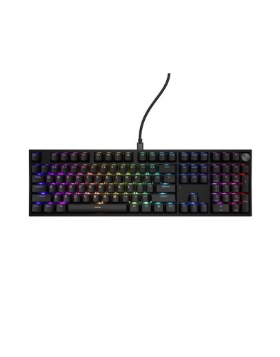Genesis Mechanical Gaming Keyboard Thor 404 Black RGB Backlight Gateron Yellow Pro
