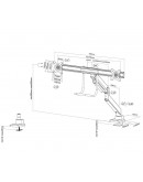Neomounts Monitor arm 10-32