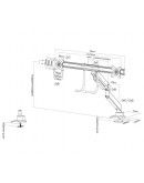 Neomounts Monitor arm 10-32