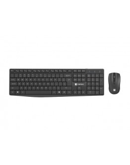 Natec Set 2 in 1 Keyboard Black Squid + Mouse Wire
