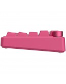 ROYAL KLUDGE R65 Berry Red Gaming Keyboard Cream