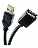 Кабел DeTech USB F - USB M удължител, 3m, HQ - 18009