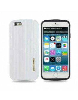 Протектор DeTech за iPhone 6 Plus, Пластмаса, Бял - 51203
