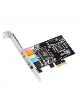 PCI-E Звукова карта 5.1, DeTech - 17402