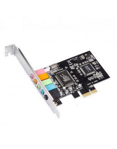 PCI-E Звукова карта 5.1, DeTech - 17402