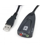 Звукова карта USB, DeTech, 7.1  - 17404