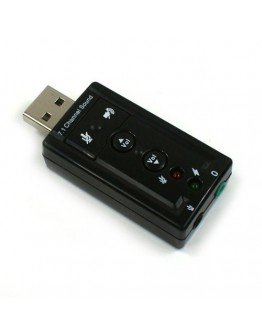 Звукова карта USB, DeTech, 7.1 - 17403