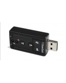 Звукова карта USB, DeTech, 7.1 - 17403