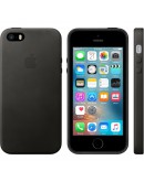 Apple iPhone SE Leather Case - Black