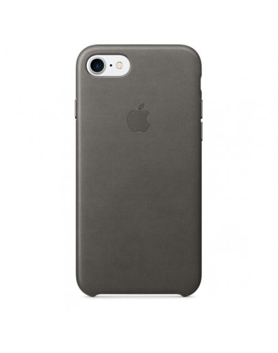 Apple iPhone 7 Leather Case - Storm Gray