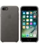 Apple iPhone 7 Leather Case - Storm Gray