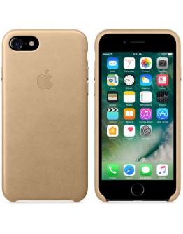 Apple iPhone 7 Leather Case - Tan