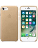 Apple iPhone 7 Leather Case - Tan