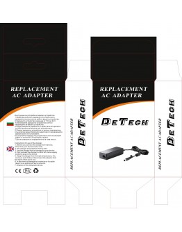 Адаптер DeTech, 45W 5V/9V/14.5V/15V/20V, Type-C - 326